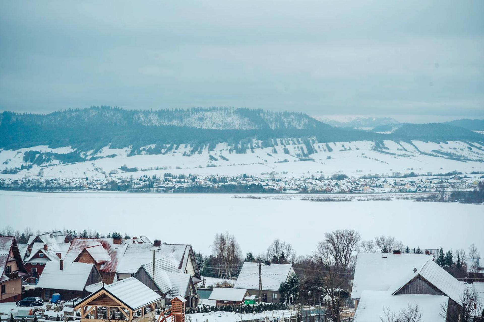 Osada Widokowka- Przystanek Podhale Villa Czorsztyn Dış mekan fotoğraf